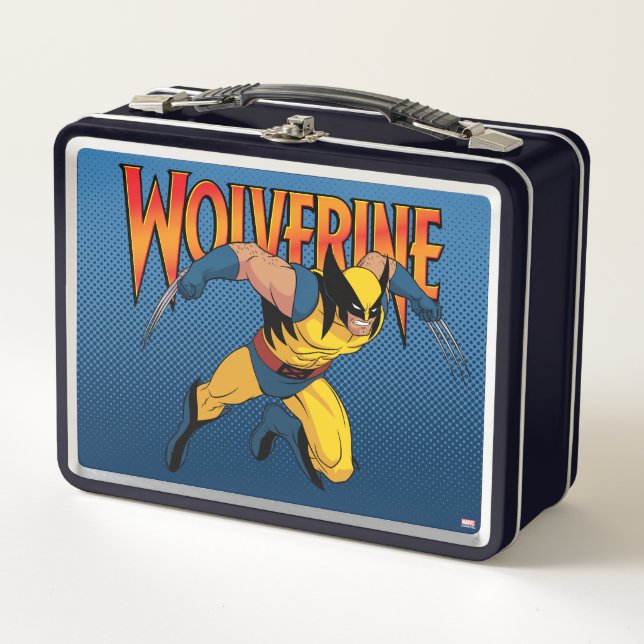 Wolverine Character Pose Metal Lunch Box (Front)