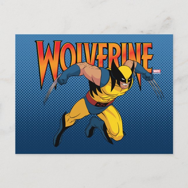 Wolverine Character Pose Postcard (Front)