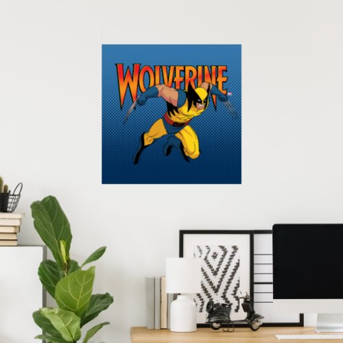 Wolverine Character Pose Poster