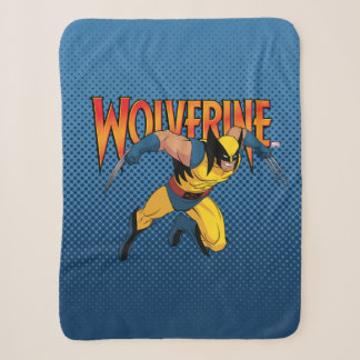 Wolverine Character Pose Sherpa Blanket