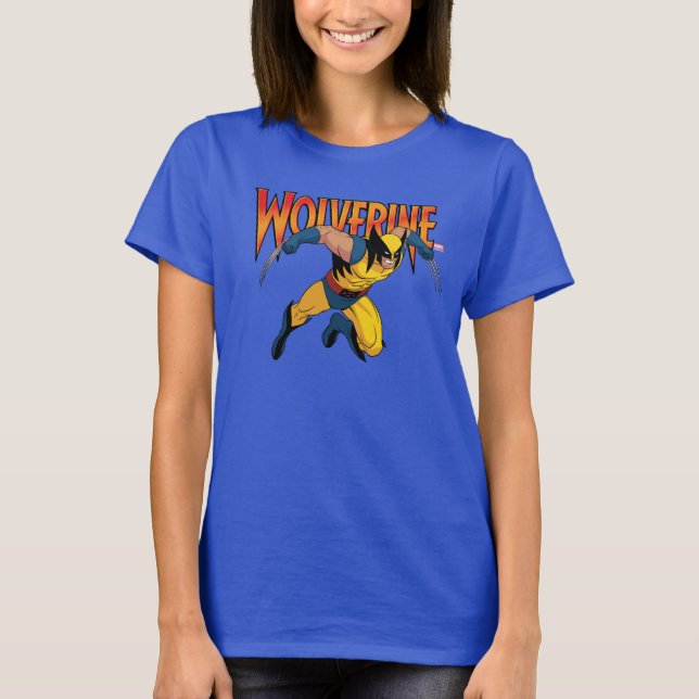 Wolverine Character Pose T-Shirt (Front)