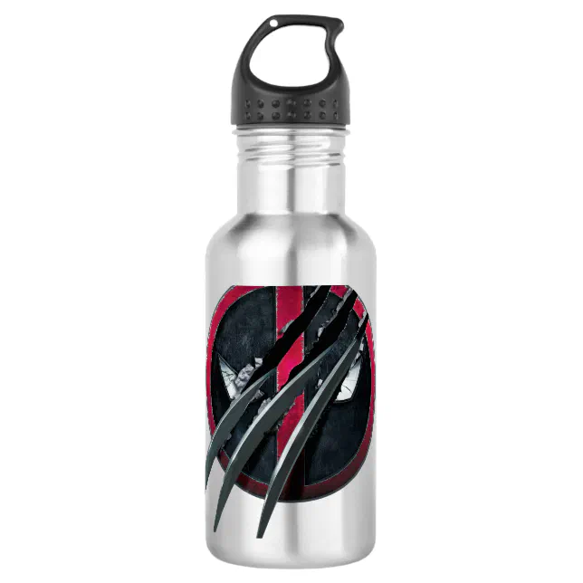 Disney Wolverine Claws Deadpool Icon Water Bottle