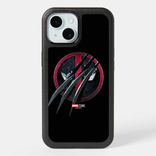 Wolverine Claws Slashing Deadpool Icon iPhone 15 Case