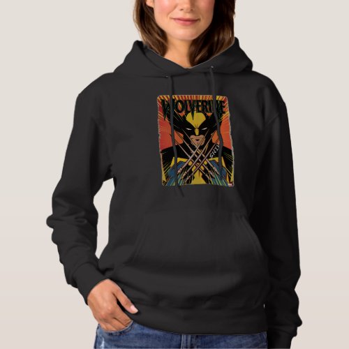 Wolverine Comic Book Cover Style Graphic Hoodie