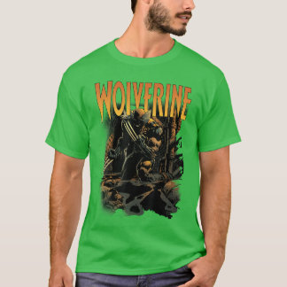 Wolverine Comic Cover girl T-Shirt