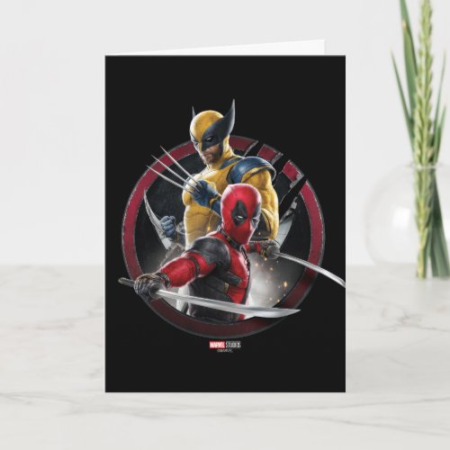 Wolverine  Deadpool in Slashed Icon Card