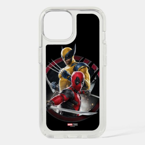 Wolverine  Deadpool in Slashed Icon iPhone 15 Case