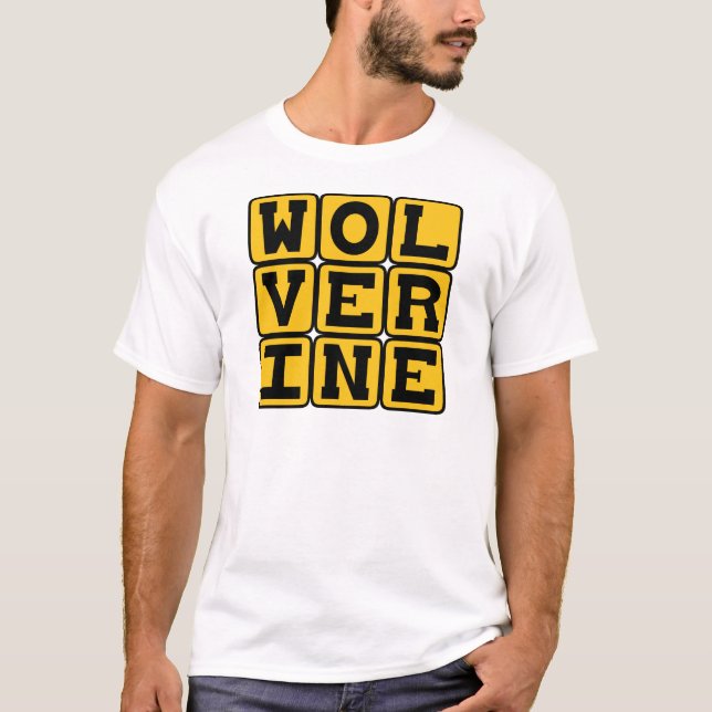Wolverine, Ferocious Mammal T-Shirt (Front)