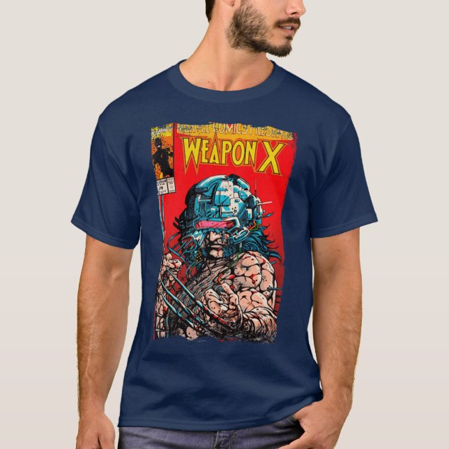 Wolverine Vintage Cover gift funny T-Shirt (Front)