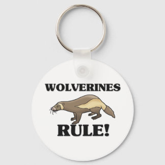 WOLVERINES Rule! Keychain