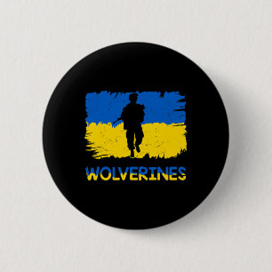 Wolverines Support Ukraine Support Ukraine Stand W Button
