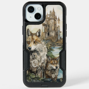 Wolves and castle iPhone 15 plus case