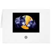 Wolves at full moon (Back Horizontal)