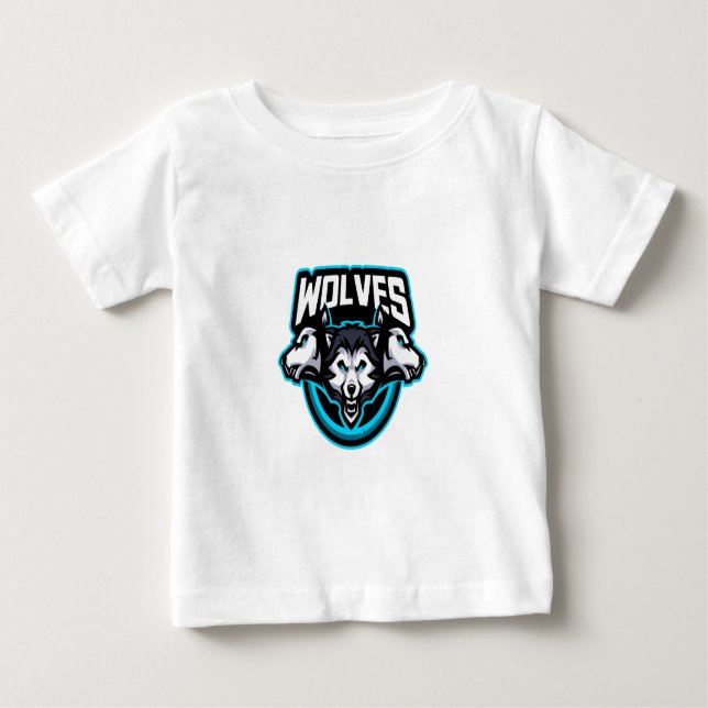 wolves baby T-Shirt (Front)