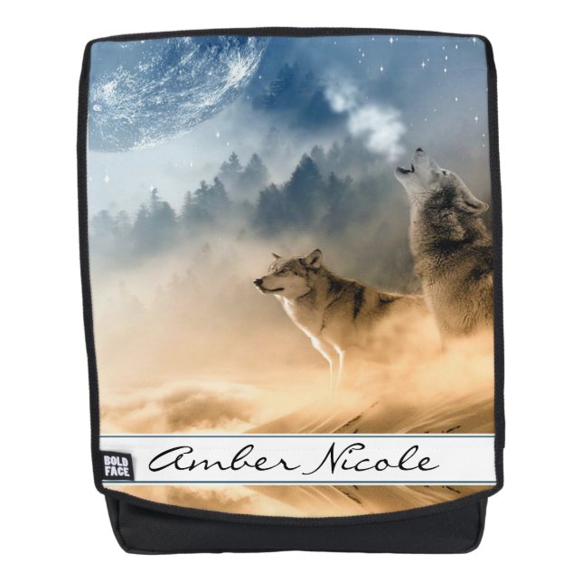 Wolves Backpack (Front)