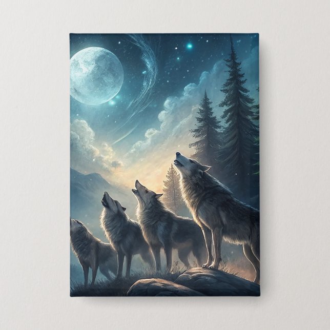 Wolves Button (Front)