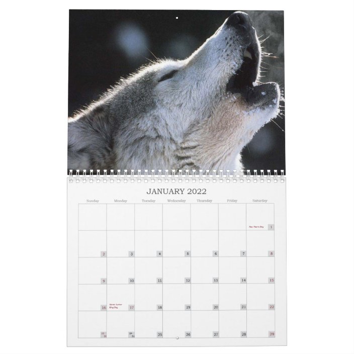 Wolves Calendar