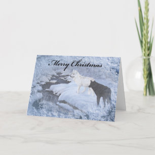 Wolves Christmas Card, envelopes included Holiday Card