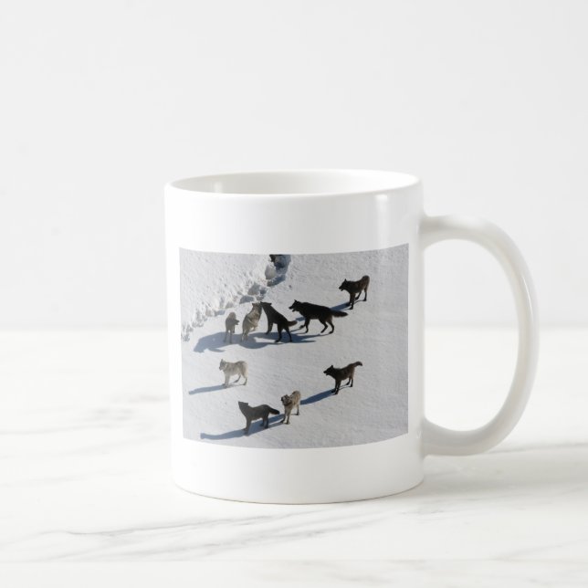 Wolves Coffee Mug (Right)