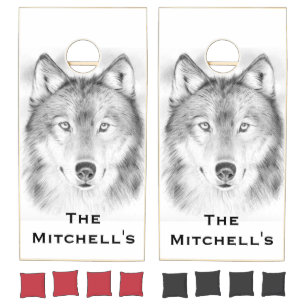 Wolves Cornhole Set