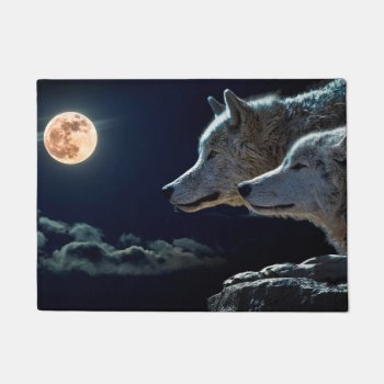 Wolves Doormat by GiftsGaloreStore at Zazzle