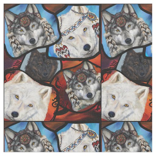 Wolves Fabric