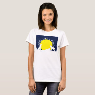 Wolves in Moonlight, Howl like a Wolf! T-Shirt