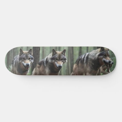 Wolves In The Forest Skate Deck 