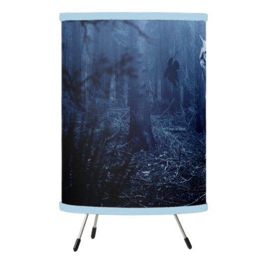 Wolves In The Forest Zen Table Lamp (Left)