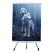 Wolves In The Forest Zen Table Lamp (Front)