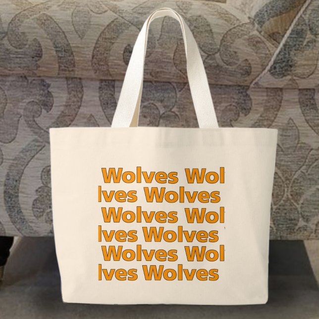 Wolves Jumbo Tote Bag (Creator Uploaded)