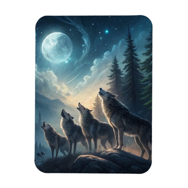 Wolves Magnet (Vertical)