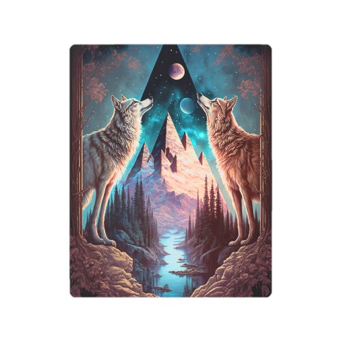 Wolves Mountain Visionary Fantasy Art