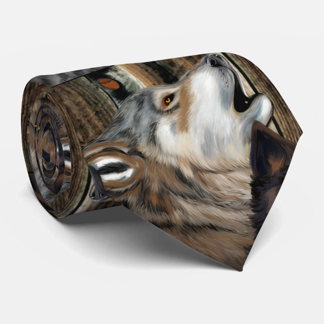 WOLVES  NECK TIE (Rolled)
