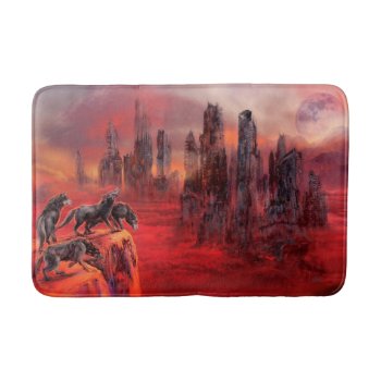 Wolves Of Future Past Bath Mat by themonsterstore at Zazzle