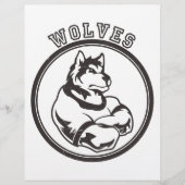 Wolves or Wolf Mascot (Front)