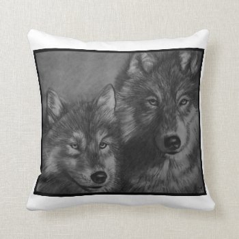 Wolves Pillow by missperple at Zazzle