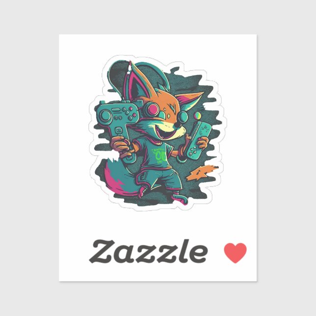 Wolves play games sticker (Sheet)