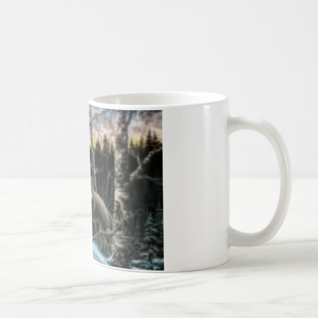 Wolves Relaxing Coffee Mug (Right)