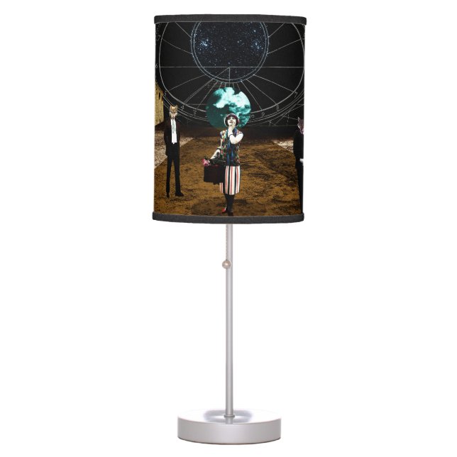 Wolves Table Lamp (Front)