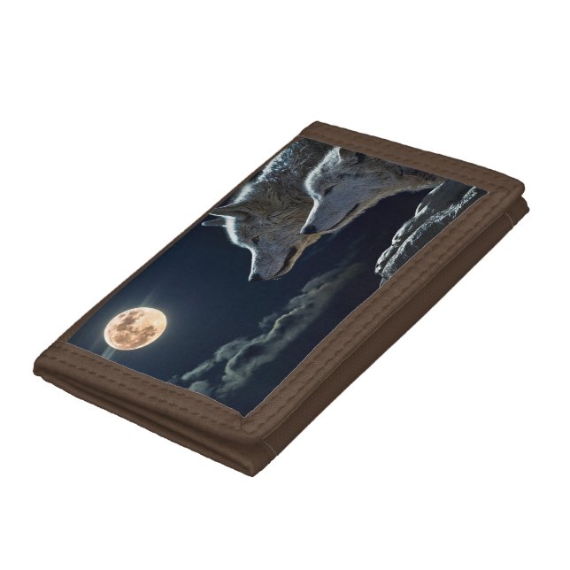 Wolves Tri-fold Wallet (Bottom)