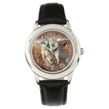 Wolves Trio Watch by DODGERFL at Zazzle