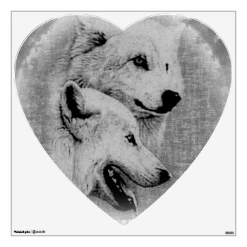 Wolves Wall Sticker by orsobear at Zazzle