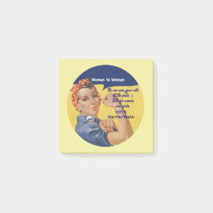 Woman2Woman Post-it Notes Rosie the Riveter