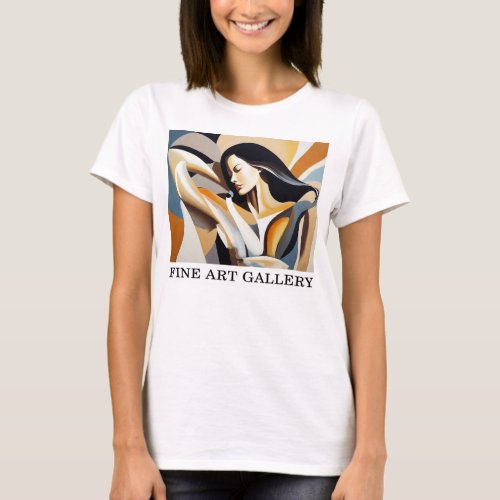 Woman Abstract Painting Fine Art 17 T_Shirt T_Shirt