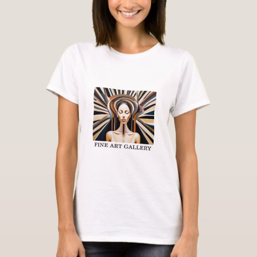 Woman Abstract Painting Fine Art 24   T_Shirt
