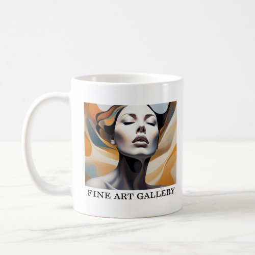 Woman Abstract Painting Fine Art 28   Coffee Mug