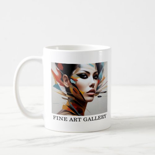 Woman Abstract Painting Fine Art 4   Coffee Mug