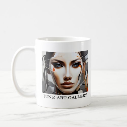 Woman Abstract Painting Fine Art 6   Coffee Mug