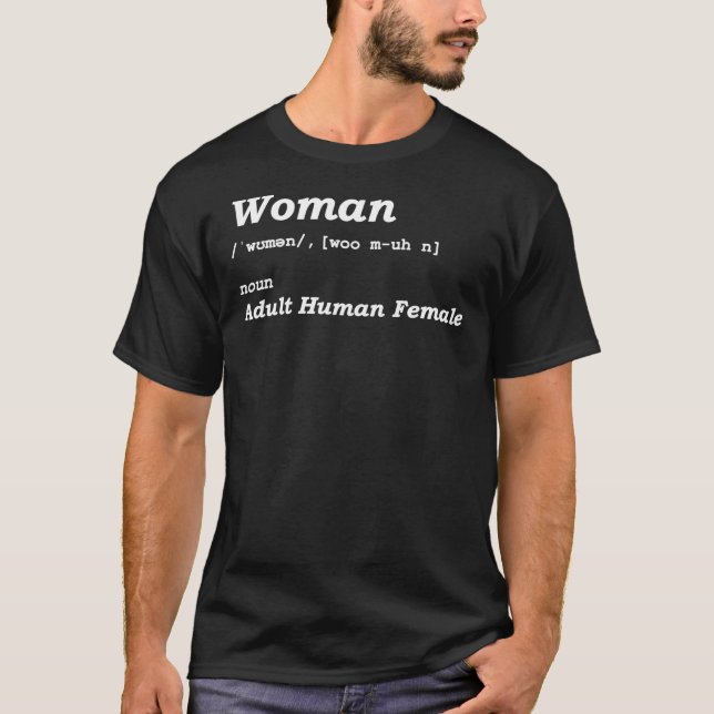 Woman — Adult Human Female Classic T-Shirt (Front)